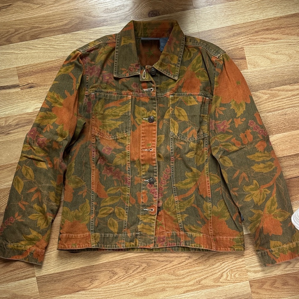 Blassport Floral Denim Jacket